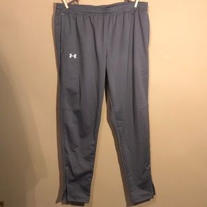 Women’s Under Armour Warm-Up Pants (Lg.-Gray)